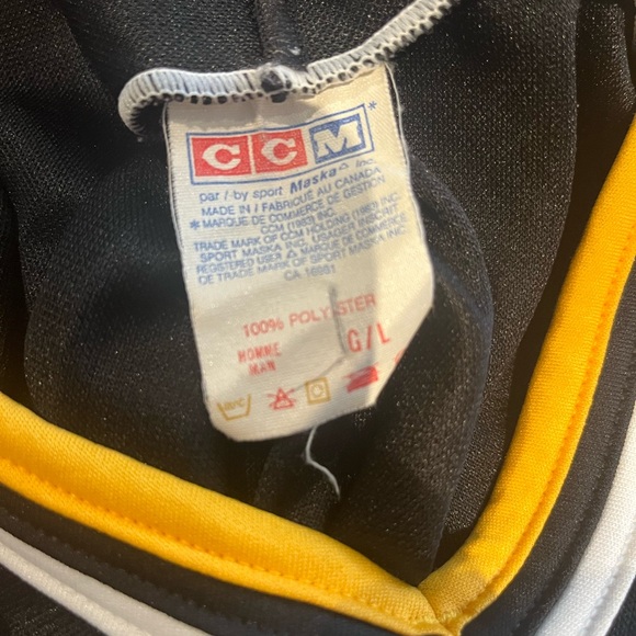 Vintage CCM Maska Pittsburgh Penguins Alternate Jersey - Picture 4 of 10